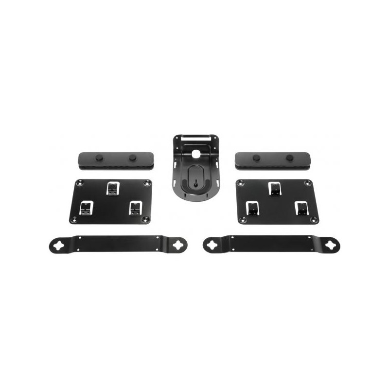 Logitech Rally Mounting Kit Montaggio a muro Nero (Rally Mounting Kit - Rally Mounting Kit, Table - mount, Black, Wall, Rally R