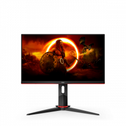 AOC G2 Q24G2A/BK LED display 60,5 cm [23.8] 2560 x 1440 Pixel Quad HD LCD Nero, Rosso (AOC Q24G2A/BK Gaming sk?rm - 24 IPS 1)