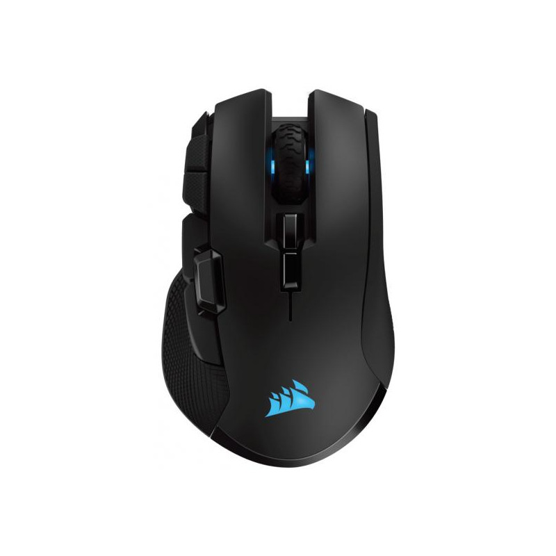 Corsair IRONCLAW RGB mouse Giocare Mano destra RF Wireless + Bluetooth + USB Type-A Ottico 18000 DPI (CORSAIR IRONCLAW RGB WIRE