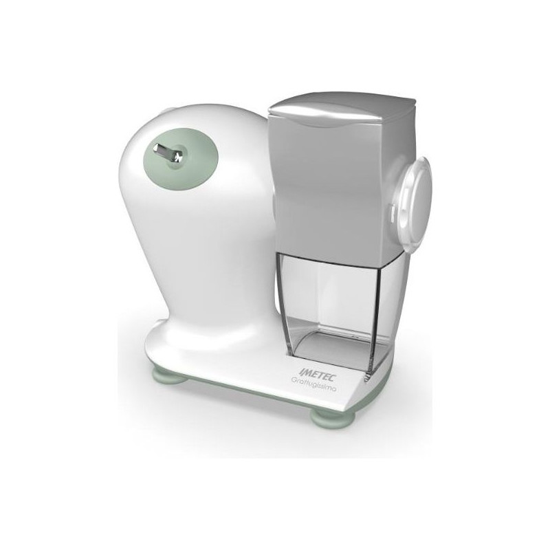 Imetec Grattugissima Grattugia Elettrica Contenitore Estraibile Coperchio Salvafreschezza 150W Rullo Inox