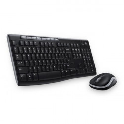 Logitech Wireless Combo MK270 tastiera Mouse incluso Universale RF Wireless Greco Nero (Wireless Combo MK270 - Warranty: 12M)