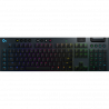 Logitech G Logitech G915 LIGHTSPEED Tastiera Gaming Meccanica Wireless, Profilo Ribassato, GL-Tactile Switches, LIGHTSYNC RGB, 