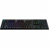 Logitech G Logitech G915 LIGHTSPEED Tastiera Gaming Meccanica Wireless, Profilo Ribassato, GL-Tactile Switches, LIGHTSYNC RGB, 